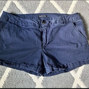 Express Women's Dark Blue Casual Shorts
